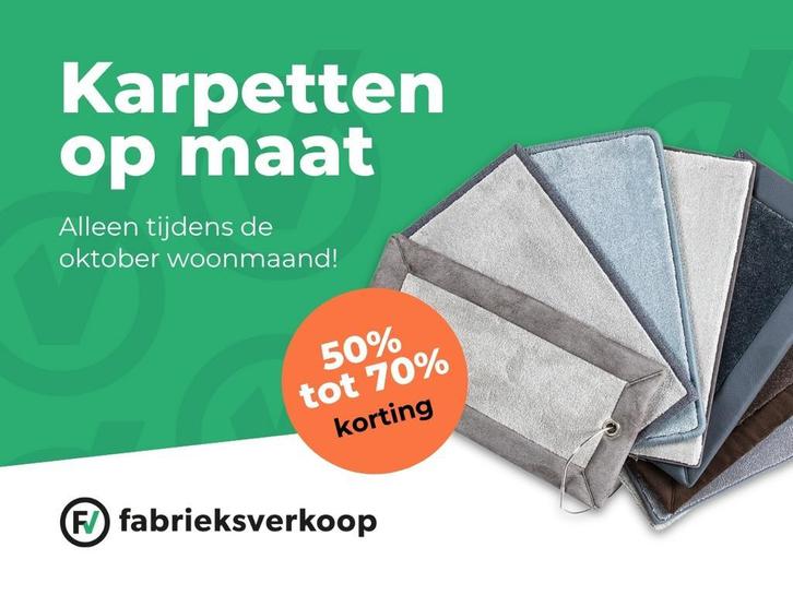 Oktober Woonmaand: Luxe karpetten tot 70% korting, Huis en Inrichting, Stoffering | Tapijten en Kleden, 200 cm of meer, 200 cm of meer