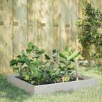 vidaXL Plantenbak verhoogd 100x100x26 cm roestvrijstaal, Verzenden, Nieuw, Metaal