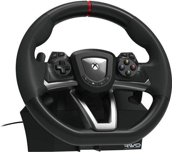 Hori Racing Wheel Overdrive-Zwart (Xbox Series X) Gebruikt, Spelcomputers en Games, Spelcomputers | Xbox Series X en S, Zo goed als nieuw