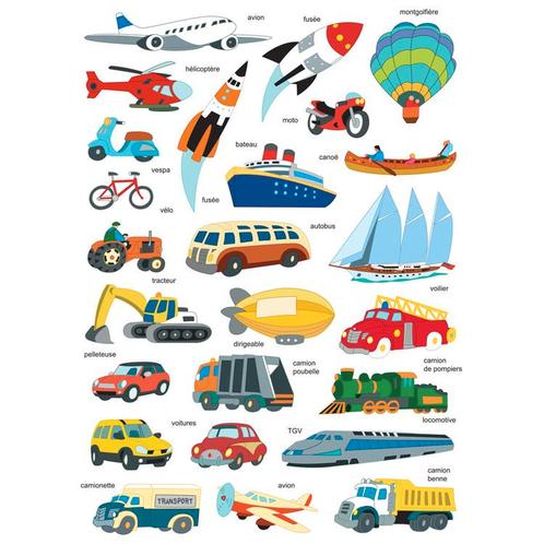 Stickers - Transport - Vrachtwagen/Boot/Auto/Vliegtuig/Raket, Hobby en Vrije tijd, Stickers en Plaatjes, Nieuw, Ophalen of Verzenden