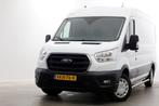 Ford Transit 2.0 TDCI 130pk L3H2 Trend Airco/Navi 05-2021, Auto's, Bestelauto's, Gebruikt, Euro 6, Wit, Dealer onderhouden