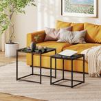 TRUUSK Bijzettafel Set - Salontafel en Koffietafel - Glazen, Verzenden, Nieuw