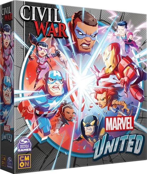 Marvel United Civil War | Cool Mini Or Not -, Hobby en Vrije tijd, Gezelschapsspellen | Bordspellen, Nieuw, Verzenden
