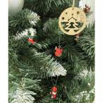 Ruhhy Houten Kersthangers - Set van 10 Traditionele Kerst..., Diversen, Kerst, Ophalen of Verzenden, Nieuw