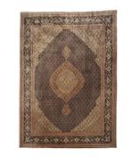 Groot Perzisch tapijt Tabriz Mahi 355x255 wollen vloerkleed, Huis en Inrichting, Stoffering | Tapijten en Kleden, Groot Perzisch tapijt Tabriz handgeknoopt wollen vloerkleed Iran