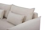 Design slaapbank APARTMENT 215cm beige corduroy 3-zits bank, Huis en Inrichting, Ophalen of Verzenden, Nieuw