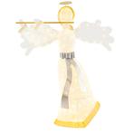 LIVSK Gloeiende Engel Kerstdecoratie - 100 LED-lampjes - Wee, Diversen, Verzenden, Nieuw