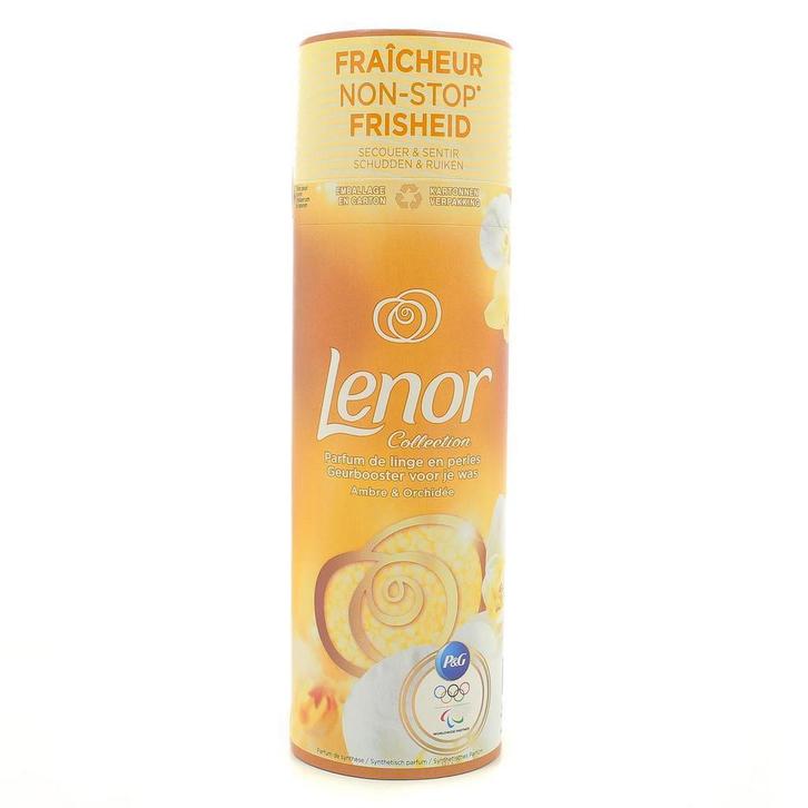 Lenor geurbooster ambre en orchidee - 235gr, Huis en Inrichting, Schoonmaakartikelen, Ophalen of Verzenden