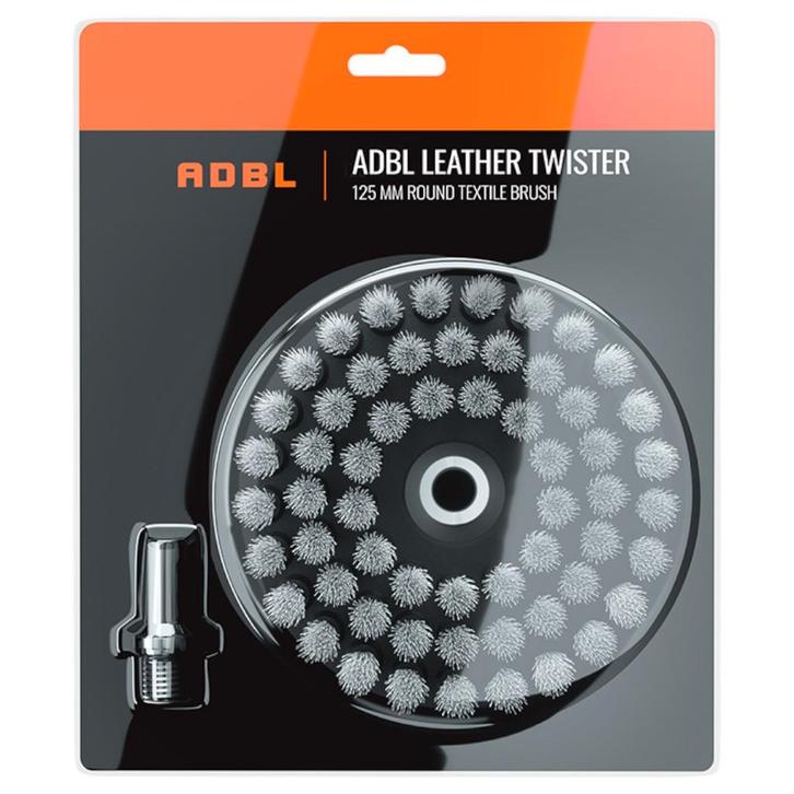 ADBL Leather Twister 125mm – Ronde Leder Reinigingsborstel, Auto diversen, Onderhoudsmiddelen, Verzenden