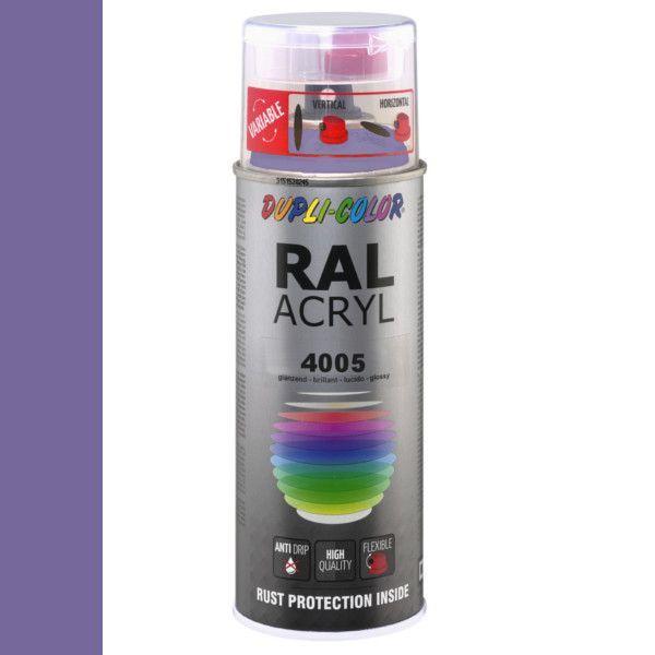 Dupli-Color Ral Acryl Ral 4005 Blauw-lila Hoogglans 400 ml, Doe-het-zelf en Verbouw, Verf, Beits en Lak, Nieuw, Ophalen of Verzenden