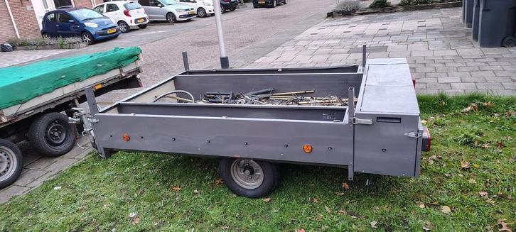 Lege vouwwagen te gebruiken als aanhanger, Auto diversen, Aanhangers en Bagagewagens, Gebruikt, Ophalen