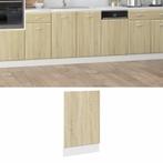 vidaXL Frontpaneel vaatwasser Lyon 45x3x67 cm bewerkt hout, Huis en Inrichting, Keuken | Keukenelementen, Verzenden, Nieuw, Bruin