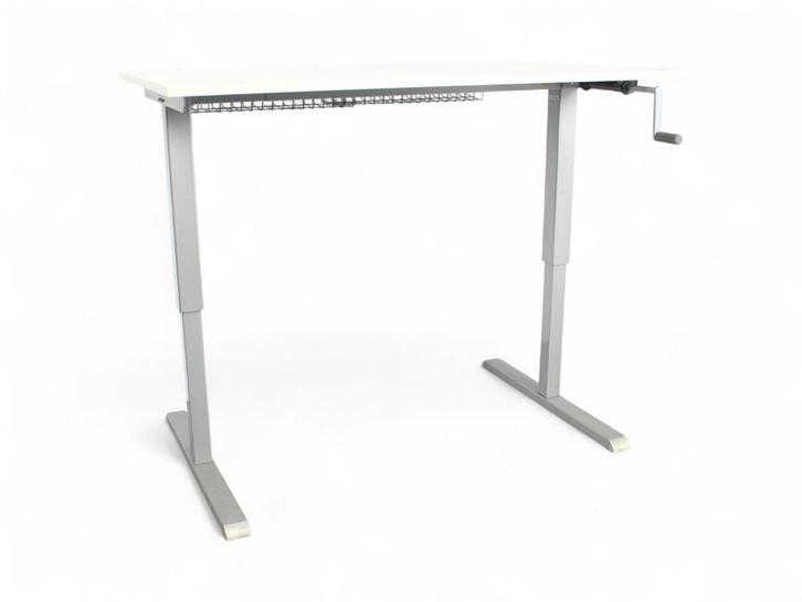 Pro-Office zit/sta slingerbureau, 140x80 cm, alu-nieuw bl..., Huis en Inrichting, Bureaus, Nieuw, Ophalen of Verzenden