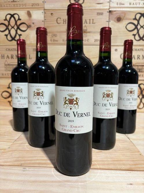 2019 Château Duc de Vernel - Saint-Émilion Grand Cru - 6, Verzamelen, Wijnen
