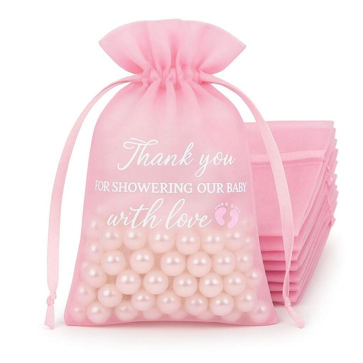 Fako Bijoux - Organza Zakjes Met Print - Thank You For, Diversen, Cadeauverpakkingen, Verzenden