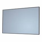 Badkamerspiegel Sanicare Q-Mirrors 90x70x2cm Zwart, Huis en Inrichting, Nieuw, Minder dan 100 cm, Ophalen of Verzenden, Vierkant