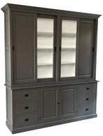 Buffetkast taupe Lopik 240 x 240cm dichte zijdeuren, Ophalen of Verzenden, Nieuw