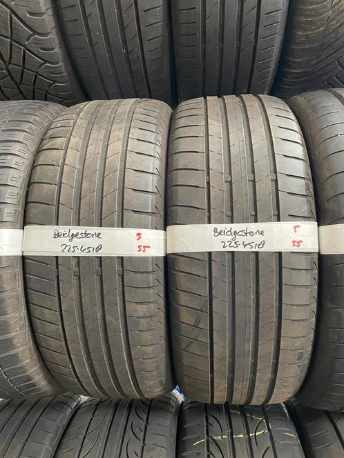 225-45-18 Bridgestone Zomerbanden 5mm Incl Montage 225 45 18, Auto-onderdelen, Banden en Velgen, 18 inch, Zomerbanden, 225 mm