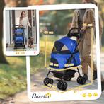 TRUUSK Hondenwagen Hondenbuggy Met Opvouwfunctie Pet Strolle, Verzenden, Nieuw