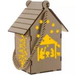 Ruhhy LED Adventslantaarn - Sfeervolle Houten Kerstdecora..., Diversen, Ophalen of Verzenden, Nieuw