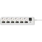 Stekkerdoos 6-voudig | Brennenstuhl | 2 meter, Doe-het-zelf en Verbouw, Elektra en Kabels, Verzenden, Nieuw