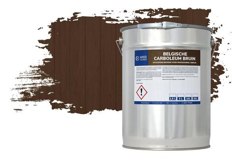 Wixx Bruinoleum UV+ Bruin 5L, Doe-het-zelf en Verbouw, Verf, Beits en Lak, Verf, Bruin, Nieuw, Minder dan 5 liter, Verzenden