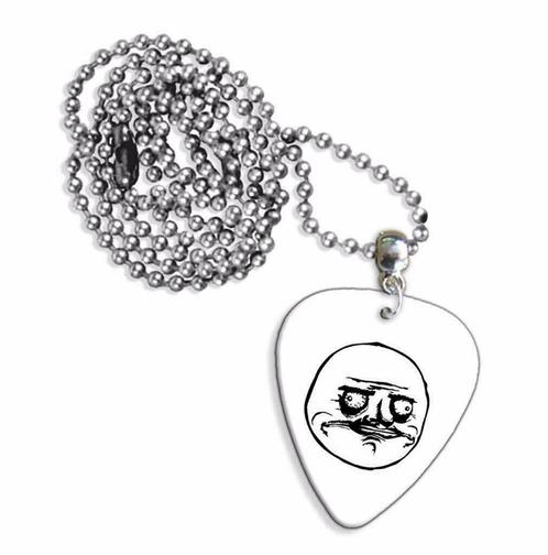 Plectrum ketting of sleutelhanger met Me Gusta Meme, Verzamelen, Overige Verzamelen, Nieuw, Ophalen of Verzenden