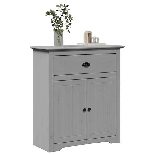 vidaXL Gangkast BODO 80x35x90 cm grijs, Huis en Inrichting, Woonaccessoires | Kisten, Nieuw, Verzenden