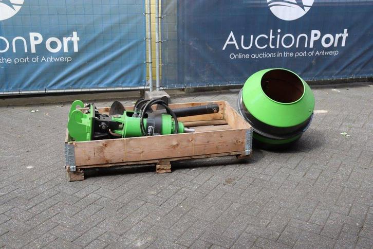 Veiling: Hydraulische grondboor Haner met grondboor 300mm en, Zakelijke goederen, Machines en Bouw | Overig, Ophalen