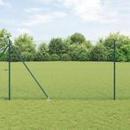 vidaXL Hexagon Hek Groen 1,6x10 m Staal, Verzenden, Nieuw, IJzer