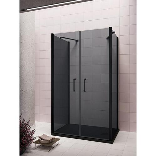 Douchecabine Lacus Giglio Evo Saloon 2 Klapdeuren Rookglas, Doe-het-zelf en Verbouw, Sanitair, Douche, Nieuw, Ophalen of Verzenden