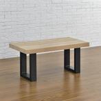 Stalen onderstel set van 2 U bankpoot 30x43 cm zwart, Verzenden, Nieuw