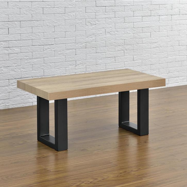 Stalen onderstel set van 2 U bankpoot 30x43 cm zwart, Huis en Inrichting, Tafelonderdelen, Verzenden