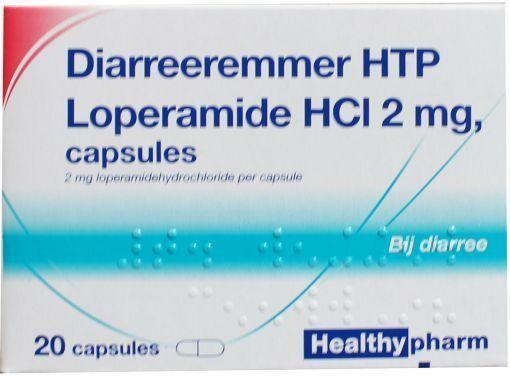 Loperamide 2 mg diarreeremmer 20 capsules, Diversen, Verpleegmiddelen, Nieuw, Verzenden