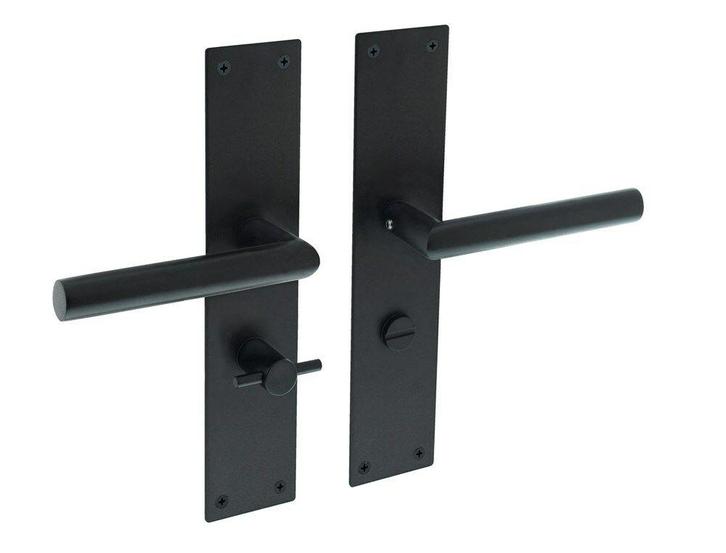 Intersteel Deurkruk Jura met schild - 250x55x2mm - WC63/8 -, Doe-het-zelf en Verbouw, Hang- en Sluitwerk, Ophalen of Verzenden