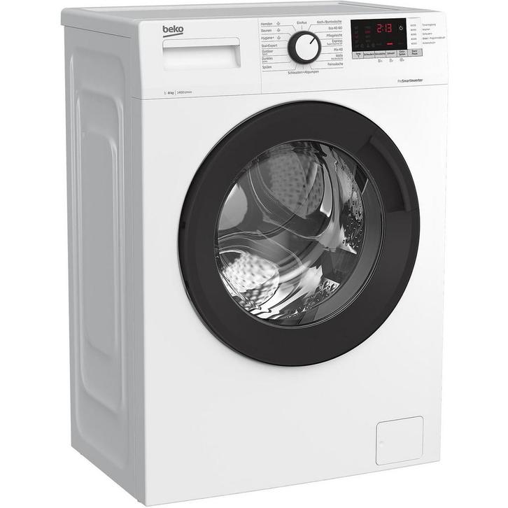 Beko WLM81434NPSA Wasmachine | 8kg | 1400t | SteamCure | Wit, Witgoed en Apparatuur, Wasmachines