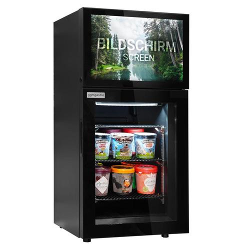 GGM Gastro | Minibar vriezer - 460mm - met 1 glazen deur & |, Witgoed en Apparatuur, Koelkasten en IJskasten, 140 tot 160 cm, Nieuw