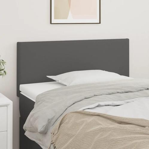 vidaXL Hoofdbord 100x5x78/88 cm kunstleer grijs, Huis en Inrichting, Slaapkamer | Bedden, Grijs, Nieuw, Overige materialen, Verzenden