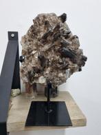 HQ Big smokey quartz on luxury steel stand - Hoogte: 300 mm