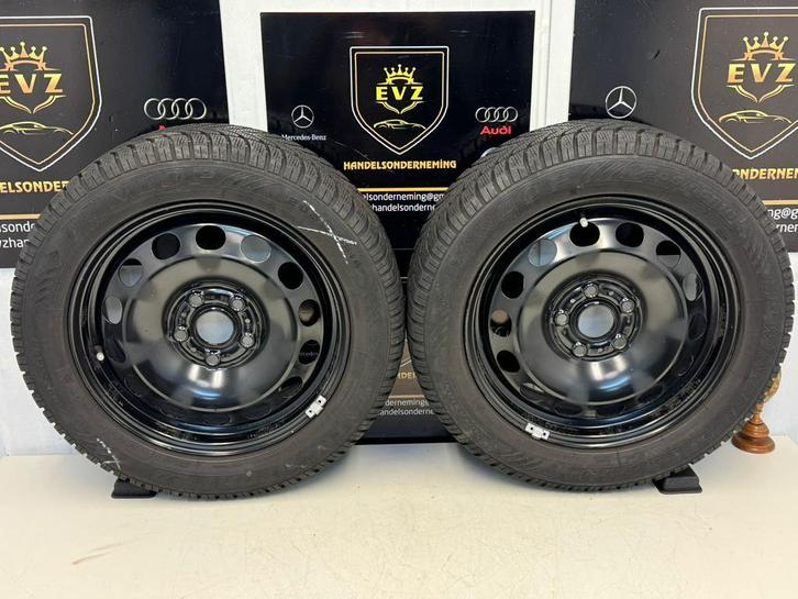 VW Golf 7 VII 205/55R16 winterbanden 2 stuks bj.2016, Auto-onderdelen, Banden en Velgen, 16 inch, Winterbanden, 205 mm, Personenwagen