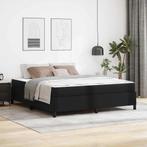 vidaXL Bedframe met matras met matras Zwart 180 x 200 cm, Verzenden, Nieuw, Zwart, Overige materialen