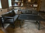 Prachtige diningeset met tafel, Zo goed als nieuw, Aluminium, Bank, Loungeset