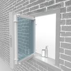 Aluminium voorzetraam enkel glas 8 mm