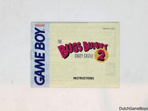 Gameboy Classic - The Bugs Bunny Crazy Castle 2 - USA - Manu, Spelcomputers en Games, Games | Nintendo Game Boy, Gebruikt, Verzenden