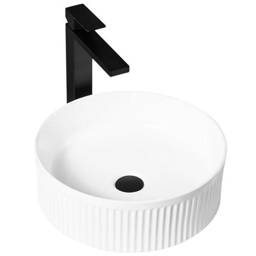 REA Wastafel - Opbouw - Modern Design - Wit - Keramiek, Doe-het-zelf en Verbouw, Sanitair, Nieuw, Ophalen of Verzenden