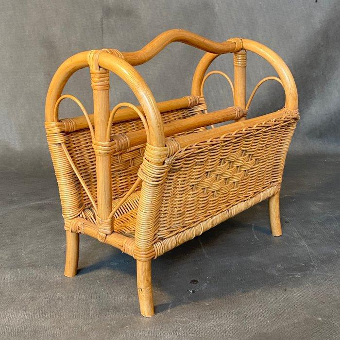 Tijdschriftenhouder - Bamboe, Antiek en Kunst, Curiosa en Brocante