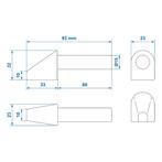 ProPlus Aanlasduim voor klepscharnieren - Ø15mm - 50mm -..., Ophalen of Verzenden, Nieuw