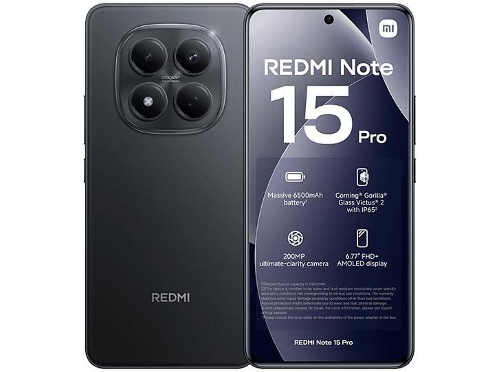 Xiaomi -  Redmi Note 15 Pro 8gb/256gb  - 256 Gb - Zwart, Telecommunicatie, Mobiele telefoons | Overige merken, Nieuw, Zonder abonnement