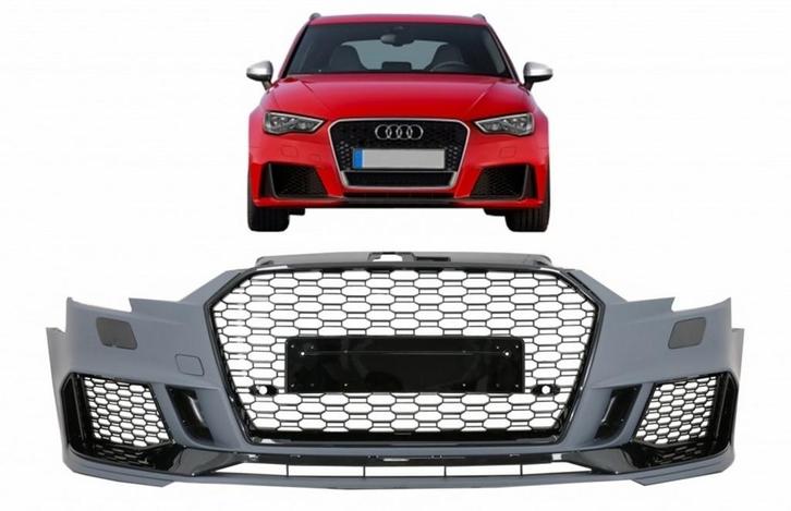 Voorbumper Audi A3 8V 2015-2018 RS3-Look Limousine & Cabrio, Auto-onderdelen, Carrosserie en Plaatwerk, Ophalen of Verzenden