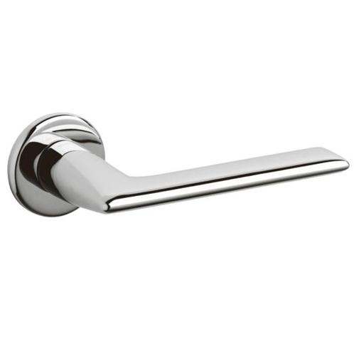 Olivari Deurkruk / Deurklink Tecno op rozet chroom, Doe-het-zelf en Verbouw, Hang- en Sluitwerk, Nieuw, Ophalen of Verzenden
